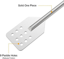 Load image into Gallery viewer, 42" Stainless Steel Stirring Paddle &amp; 40" Mesh Skimmer Cooking Set