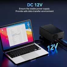 Load image into Gallery viewer, High-Speed Aluminum Dual Bay Drive Enclosure with Silent Cooling &amp; Expansion