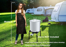 Load image into Gallery viewer, Versatile 80-Quart Stainless Steel Kettle with Lid - Perfect for Any Kitchen
