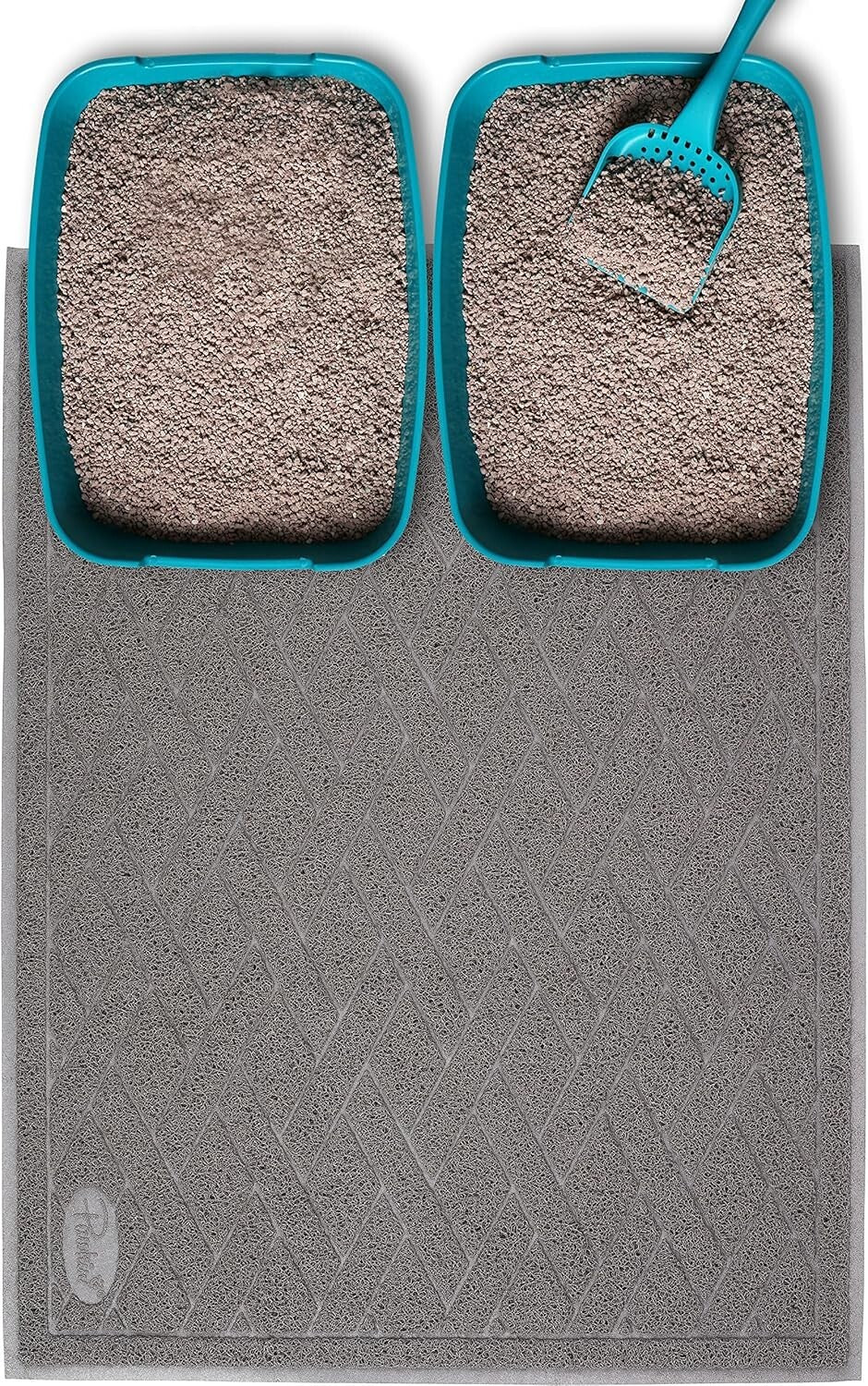 XX-Large Cat Litter Mat - 4x3 Feet, Soft PVC for Clean Floors & Happy Cats