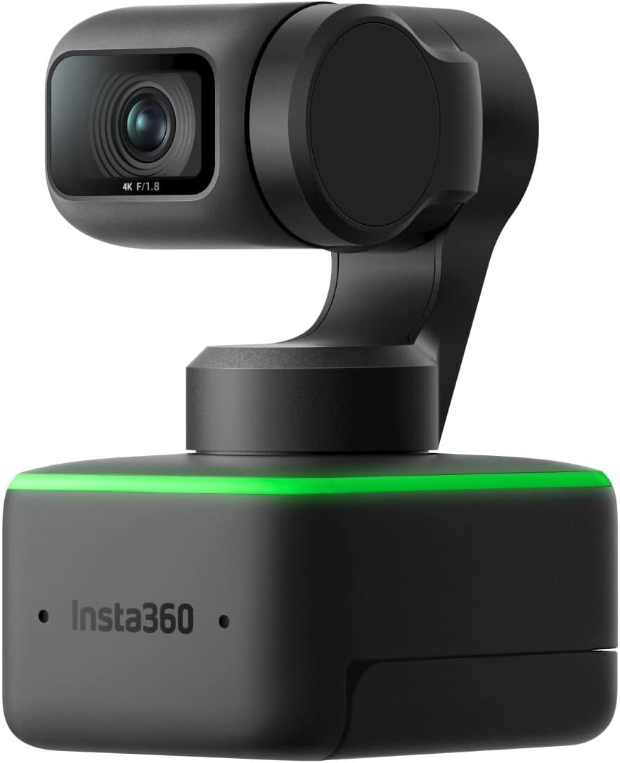 Compact 4K Webcam with Gesture Control & AI Tracking for Seamless Streaming