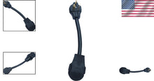 Load image into Gallery viewer, Durable NEMA 3-Prong to 4-Prong Adapter for Smooth Power Transfer - 12' Length