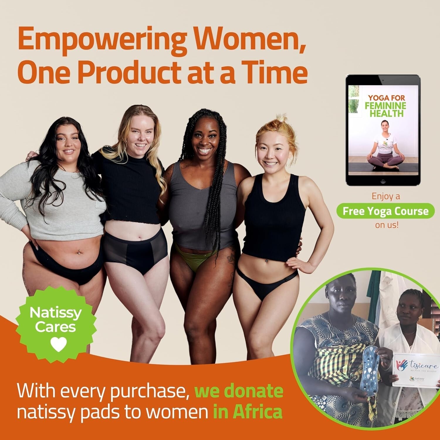 Biodegradable Heavy Flow Reusable Period Pads - Soft Organic Cotton 6-Pack