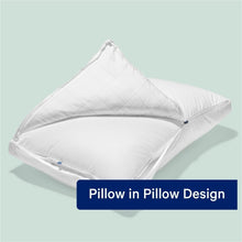 Load image into Gallery viewer, Luxury Microfiber Sleep Pillow - Medium Firmness, Washable &amp; Breathable Cotton