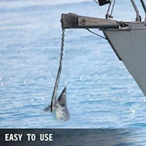 Durable 316 Stainless Steel Boat Anchor - Heavy-Duty Triangular Design, 11-35lb