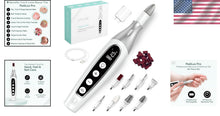 Load image into Gallery viewer, Rechargeable Nail File &amp; Toenail Grinder with LED Display – Perfect for Travel