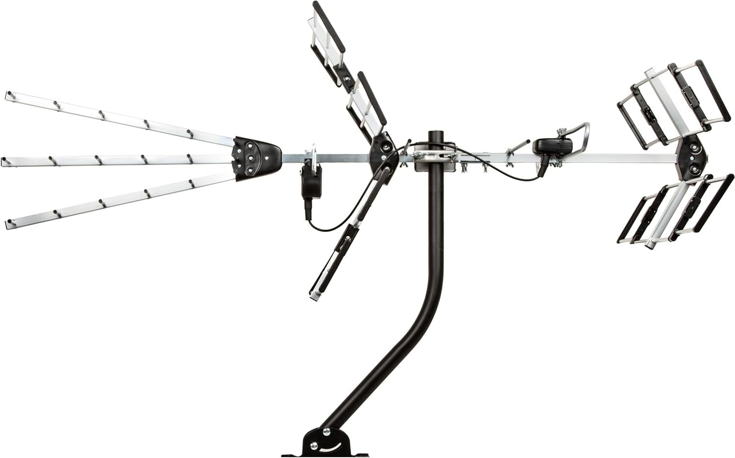 Directional HDTV Antenna with 21" Mounting Pole - 4K & ATSC 3.0 Support