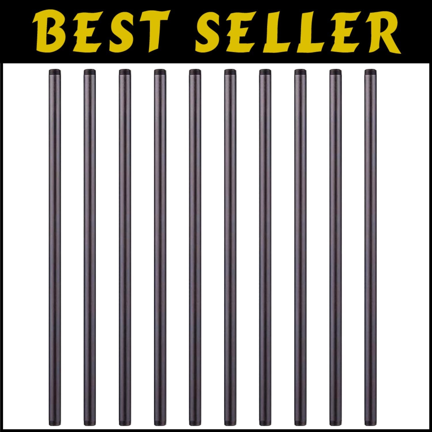 Easy Assembly 3/4” x 30” Industrial Pipe Fittings - Perfect for Unique Shelves