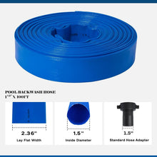 Load image into Gallery viewer, Sturdy 1.5 inch Pool Discharge Hose Kit - 100 ft PVC with Complete Accessories