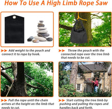 Load image into Gallery viewer, Versatile 56 Inch Rope Chain Saw with Durable Ergonomic Handle - Easy Pruning
