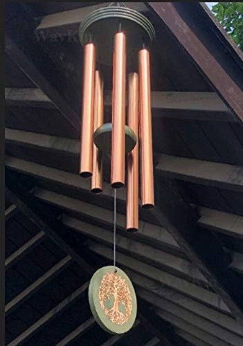 36-Inch Memorial Wind Chime - Deep Tone Outdoor Decor for Loving Remembrance