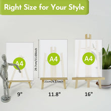Load image into Gallery viewer, Versatile 16 Pack Tabletop Easels - Portable Art Stand for Kids &amp; Beginners
