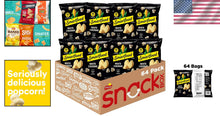 Load image into Gallery viewer, Cheesy White Cheddar Popcorn Bulk Pack - 64 Snack Bags for Wholesome Fun