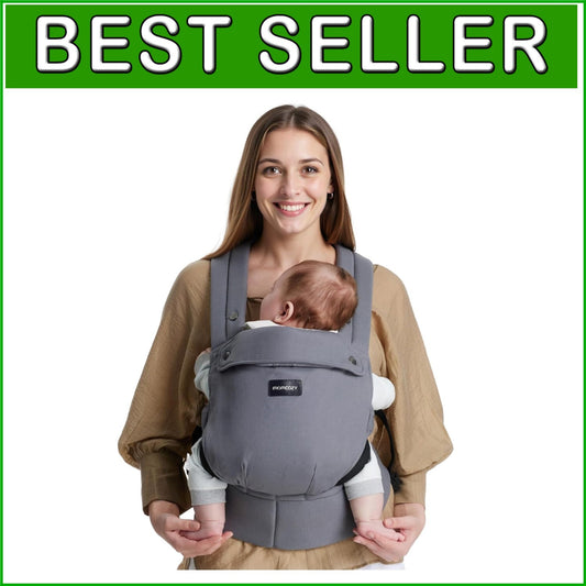 Ergonomic Lightweight Baby Carrier for Hands-Free Parenting - 7-44lbs Capacity