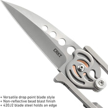 Load image into Gallery viewer, Gentleman Snap Lock Folding Knife: 2.55" Satin Blade with Quick Release Lanyard