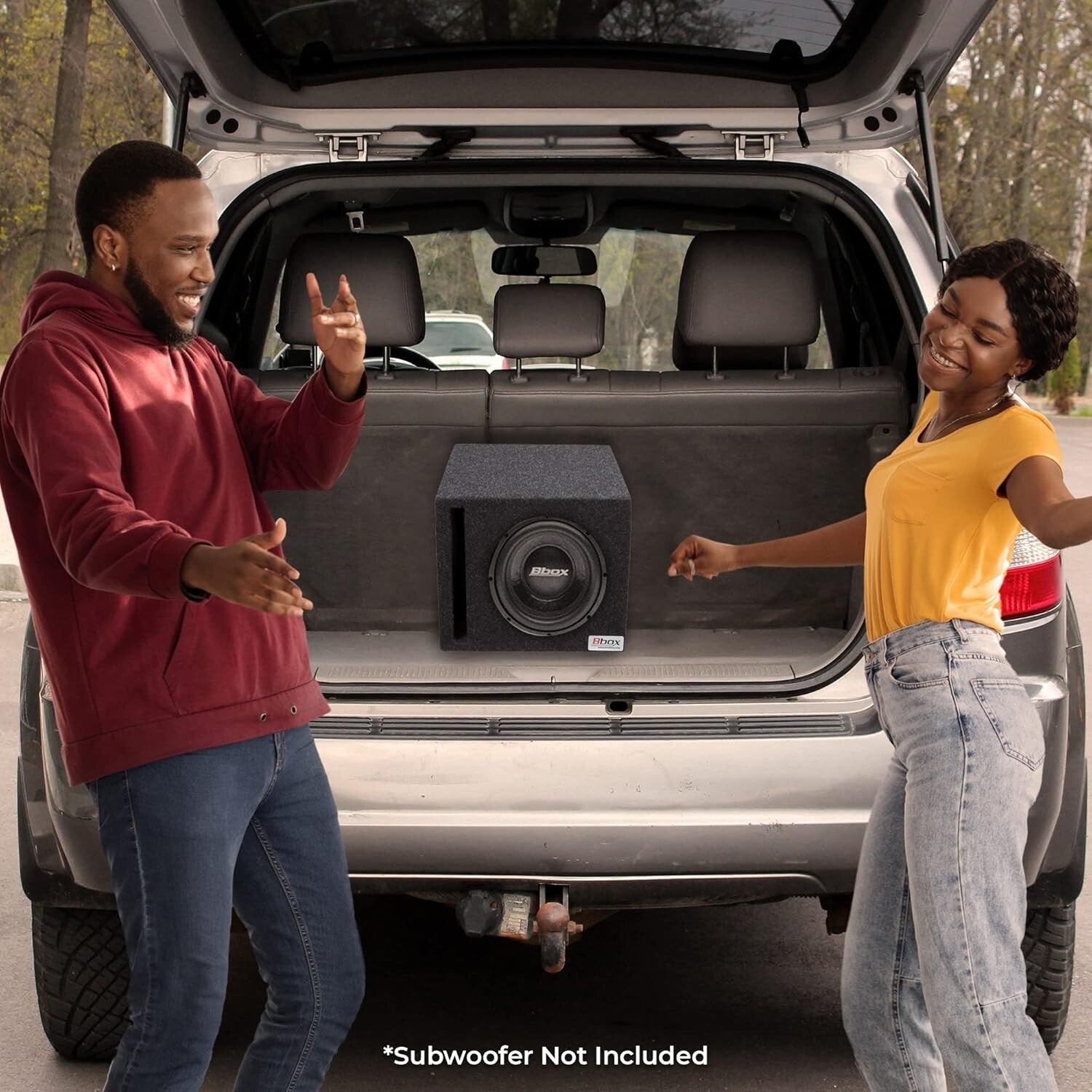 10-Inch Car Subwoofer Box - Airtight Enclosure with Bass Boost for Optimum Sound