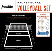 Load image into Gallery viewer, Complete Outdoor Volleyball Set - Portable Net with Poles, Pump &amp; Accessories
