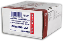 Load image into Gallery viewer, Heavy-Duty 16 Gauge Stainless Steel Staples - Ideal for Interior &amp; Exterior Use