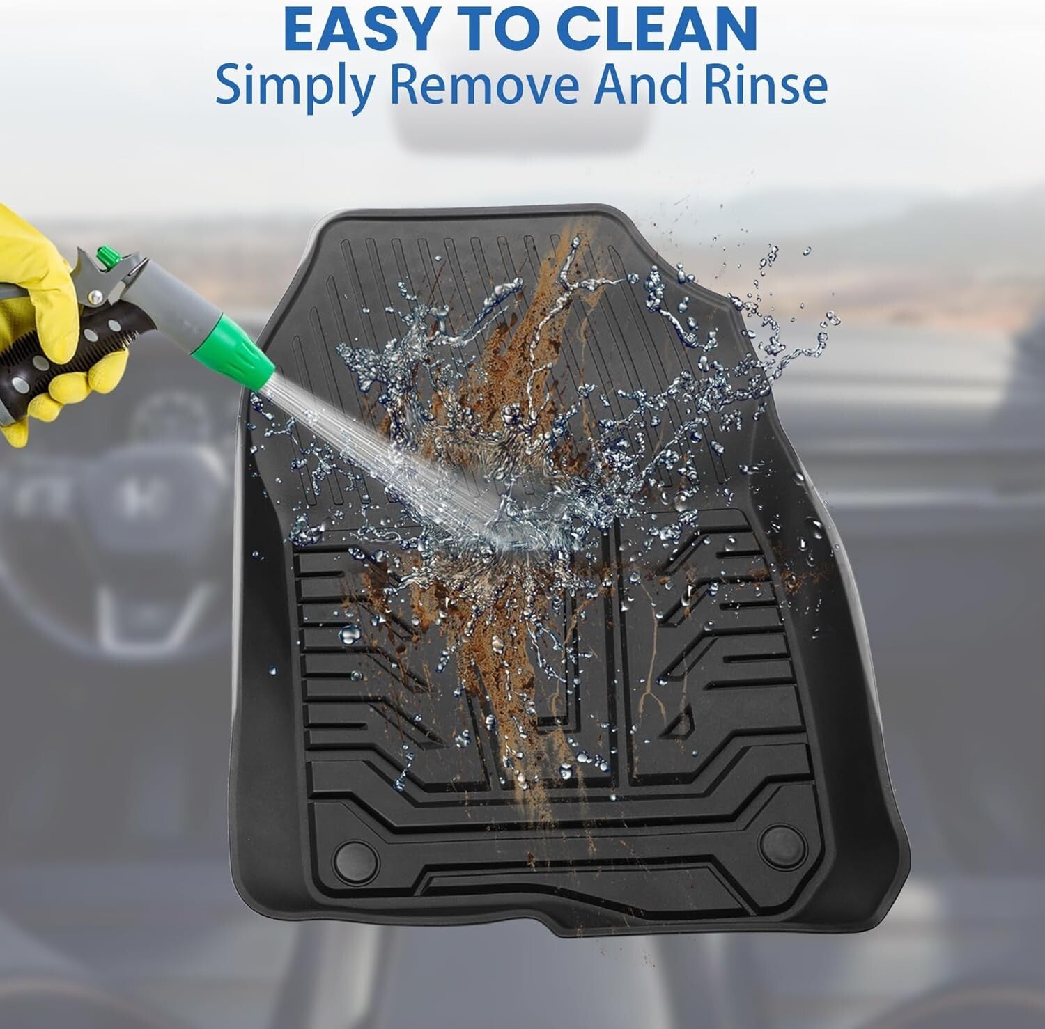 Eco-Friendly TPE Floor Liners for 2017-2022 CR-V: Ultimate Protection & Comfort