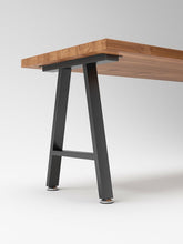 Load image into Gallery viewer, Rustic &amp; Industrial 28" x 35" Metal Table Legs for Custom Furniture - Set of 2
