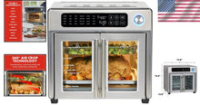 Load image into Gallery viewer, 24 Cooking Functions Extra Large Air Fryer Toaster Oven with Touchscreen Control