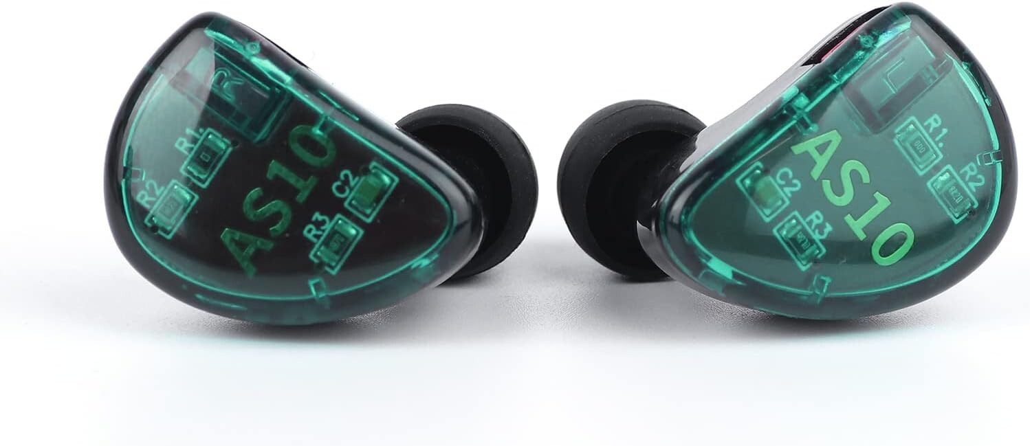 Cyan In-Ear Headphones with Exceptional Bass and Sound Isolation - Adult Use