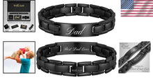 Load image into Gallery viewer, Heartfelt Dad Bracelet in Premium Gift Box - Special Fathers Day Present