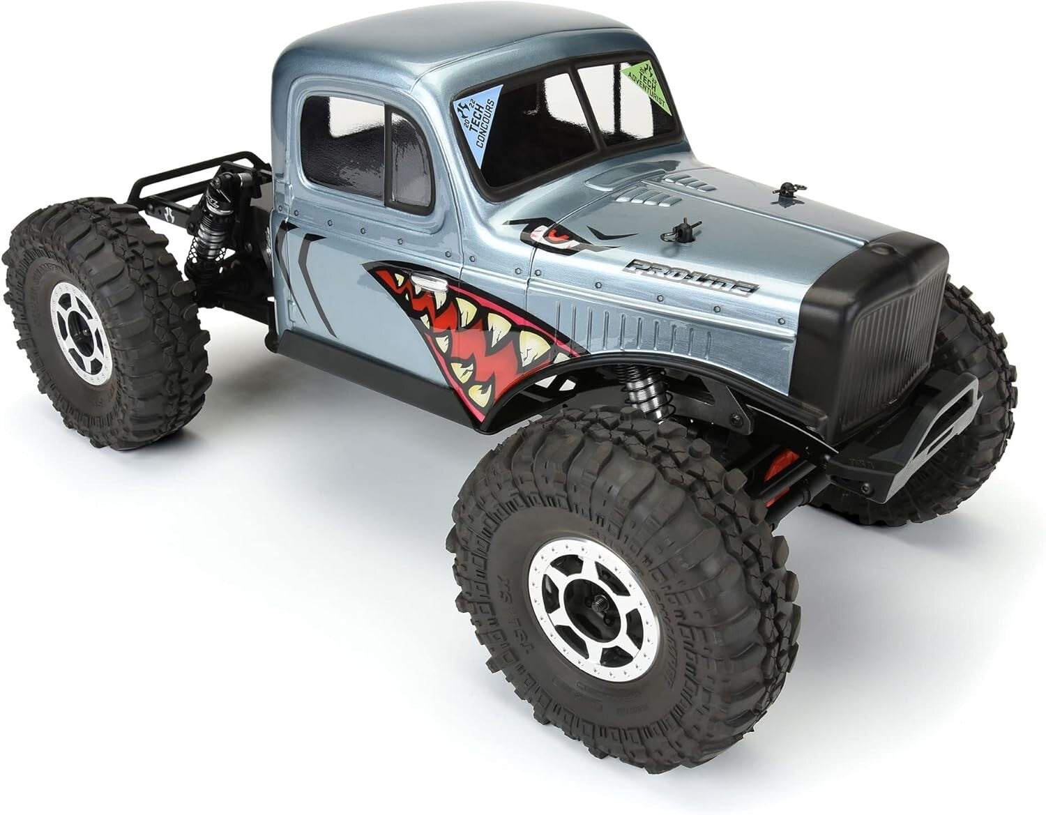Lightweight 12.3" Crawler Body with Superior Approach Angle & Tire Clearance