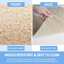 Load image into Gallery viewer, Comfortable Anti-Slip Bathtub Mat with Quick Drain - Rectangular 40