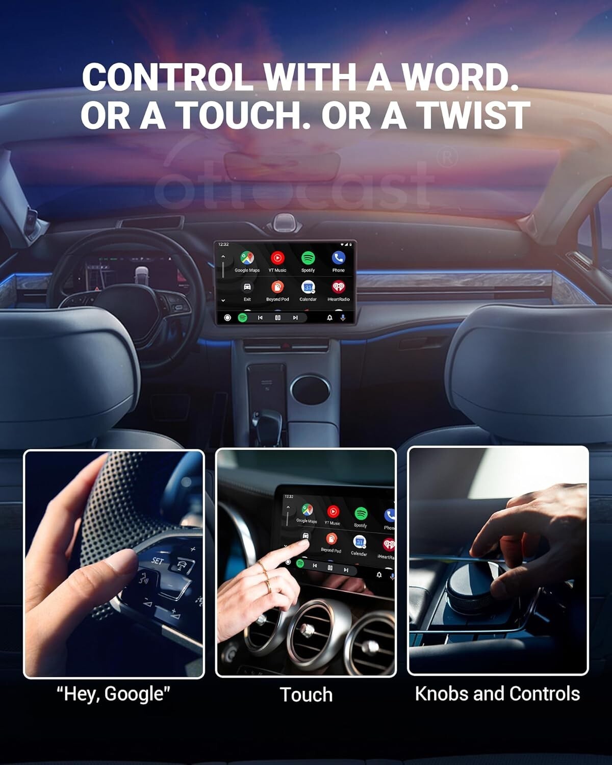 Upgrade to Wireless Android Auto - Dual-Band WiFi Adapter with Low Latency