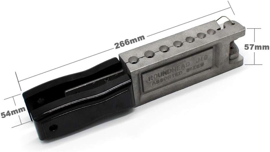 Easy-to-Use 44 pcs Fishing Sinkers Jighead Mold Kit - Multiple Weights Included