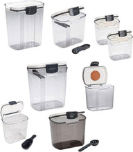 Load image into Gallery viewer, Multicolor Airtight Kitchen Storage Canister Set for Baking Supplies - 8 Pieces