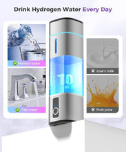 Load image into Gallery viewer, Ergonomic Hydrogen Water Bottle – 3000-6000 PPB Ionizer for Travel &amp; Office Use