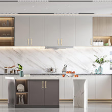 Load image into Gallery viewer, 10-Pack Brushed Brass Kitchen Cabinet Handles - Easy Install &amp; Elegant Finish