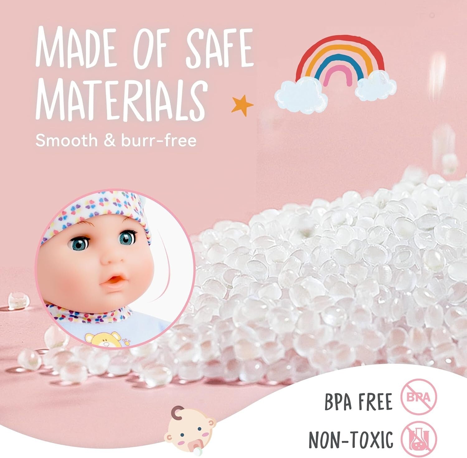 Interactive Baby Doll with Sounds & Accessories - 16-Inch Gift for Ages 2-5