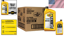 Load image into Gallery viewer, Platinum Full Synthetic 10W-30 Motor Oil - Superior Engine Protection, Case of 6