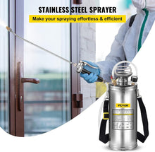 Load image into Gallery viewer, Versatile 2 Gallon Handheld Sprayer with Safety Valve &amp; Adjustable Brass Nozzle
