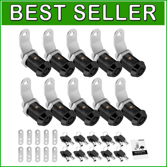 Durable Keyed Alike 10-Pack RV and Camper Locks - Protection for Your Valuables