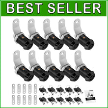 Load image into Gallery viewer, Durable Keyed Alike 10-Pack RV and Camper Locks - Protection for Your Valuables