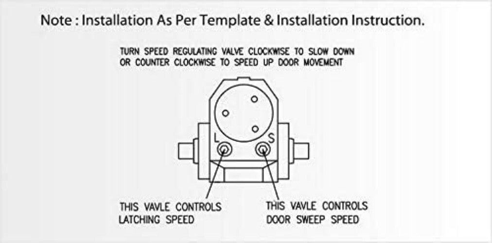 Durable Aluminum Door Closer for High-Traffic Areas - Fire Rated & Adjustable
