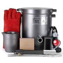 Load image into Gallery viewer, 2023 Upgraded 6 KG Propane Melting Furnace with Graphite Crucible &amp; 250,000 BTU