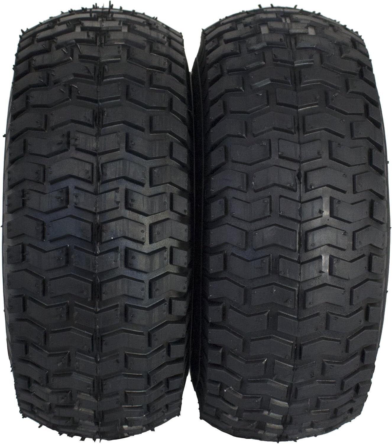 2-Pack 15x6.00-6 Replacement Tire Assembly for Husqvarna Mowers - Durable 4-Ply