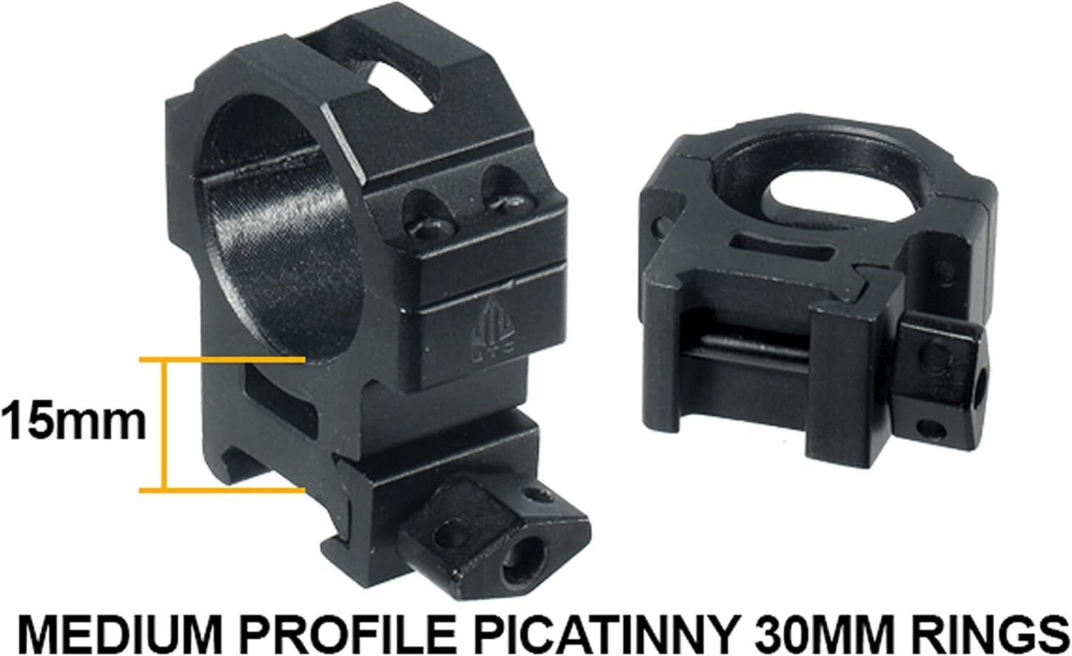 Compact Shockproof 2-7x44 Rifle Scope with Mil-Dot Reticle & Zero Lock Turrets