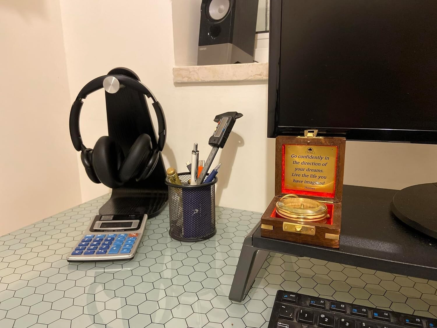 Unique Personalized Graduation Gift - Inspirational Compass with Keepsake Box