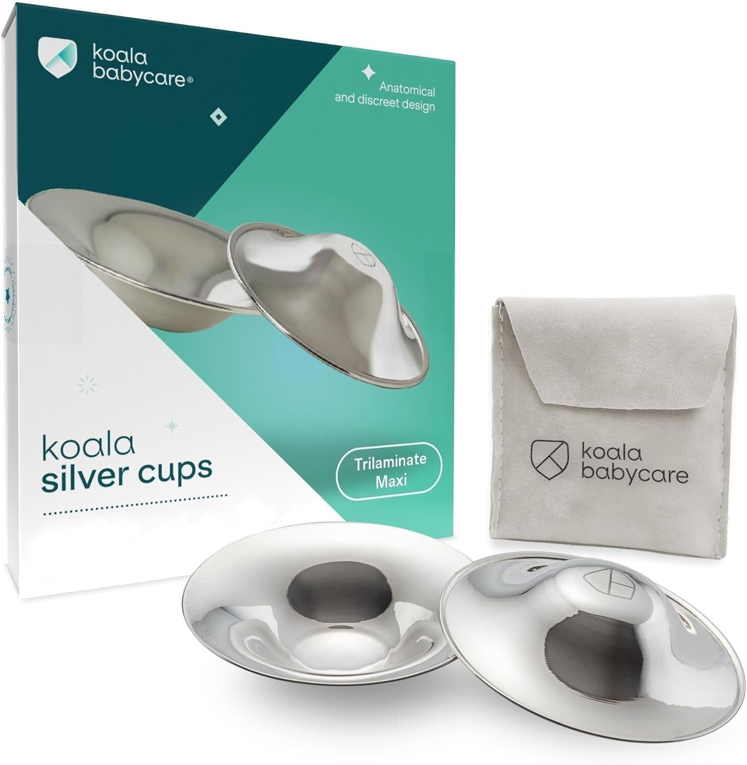 Silvery Comfort: Maxi Nipple Shields for Effortless Breastfeeding Experience