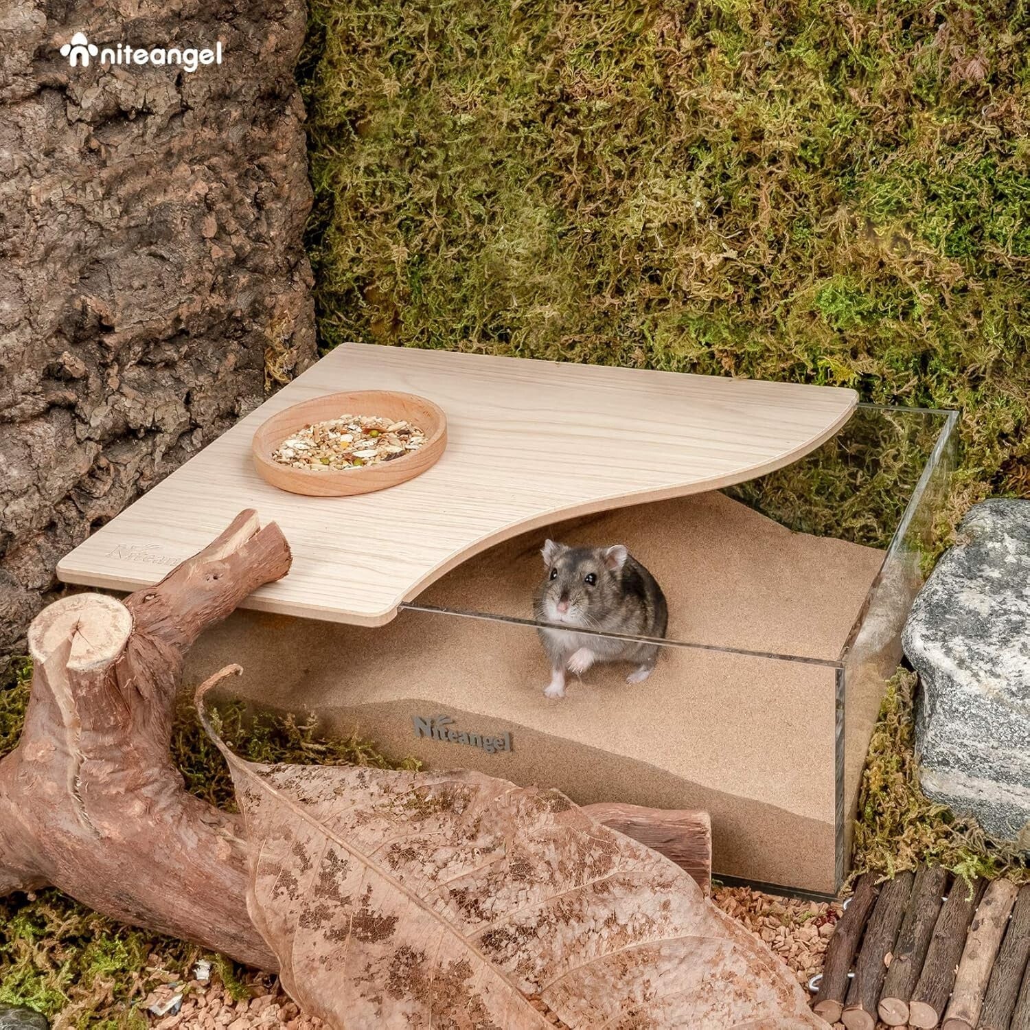 12lb Natural Bath Sand - Dust-Free Solution for Hamsters, Mice & Gerbils