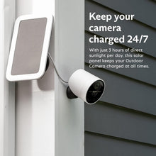 Load image into Gallery viewer, High-Efficiency Solar Panel for Outdoor Camera - Weather-Resistant White Design