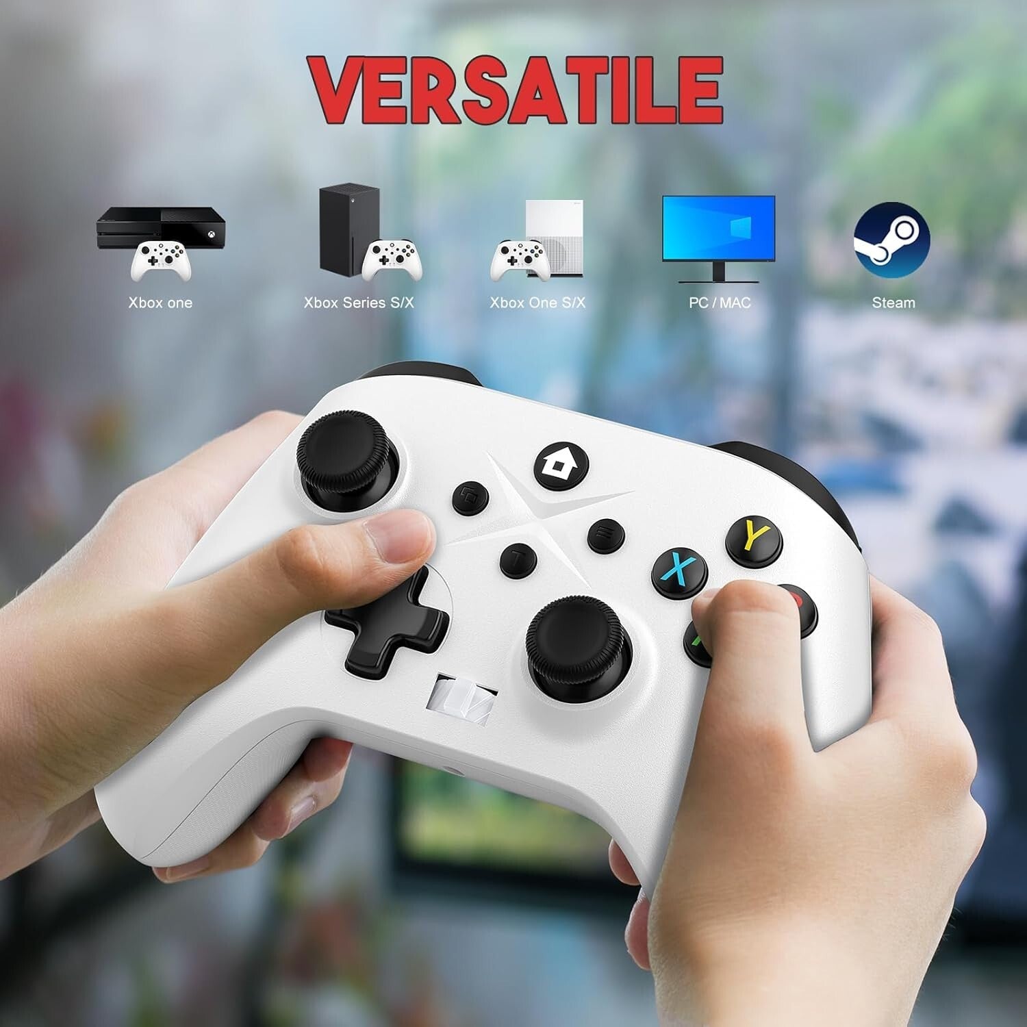 2-Pack Wireless Controllers for Xbox X|S & Windows 10/11 - Dual Vibration