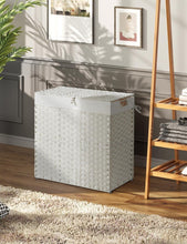 Load image into Gallery viewer, Durable Foldable Laundry Basket 110L with Lid - Stylish Organization Solution