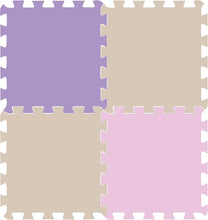 Load image into Gallery viewer, Soft &amp; Easy-Clean Kids Play Mat - 12x12 Interlocking Foam Tiles in Bright Colors